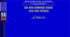 Desktop Screenshot of m-mmusikstudio.de