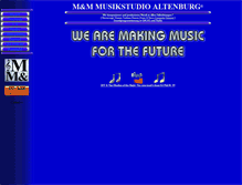 Tablet Screenshot of m-mmusikstudio.de